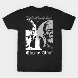 Frankenstein, It’s Alive, Bride of Frankenstein, Monsters T-Shirt